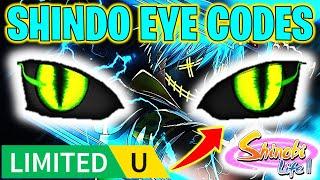 ⭐NEW SHINOBI LIFE 2 CUSTOM EYE CODES LIMITED EDITION #30 2024⭐