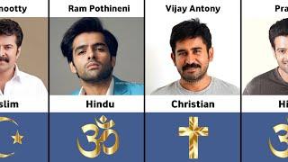 Religion Of South Indian Actors
