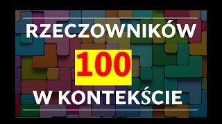 100 RZECZOWNIKÓW PO NIEMIECKU