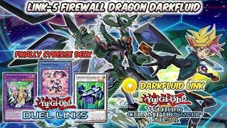 WCS LINK-5 FIREWALL DRAGON DARKFLUID  Best Deck w Cyberse Sage New Support Yu-Gi-Oh Duel Links