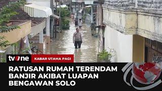 Sungai Bengawan Solo Meluap Banjir Rendam Kota Bojonegoro  Kabar Utama Pagi tvOne