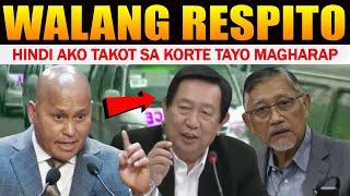 Sagot ni Sen Bato kay Cong Acop at Cong Abante Sasampalin ng Kahihiyan sa Hearing si Duterte