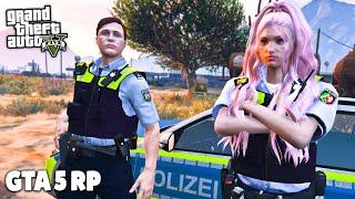 PRAKTIKANTIN bei der POLIZEI in GTA RP - GTA 5 Roleplay Online - Deutsch