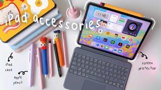 iPad accessories  cases apple pencil sleeves screen protectors + review ️