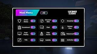 Luconia Client For MCPE 1.19+ Minecraft Bedrock Edition