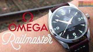 Review Omega Railmaster Wristwatch Revisting a Favorite Ref. 2503.52 Co-Axial Aqua Terra Watch