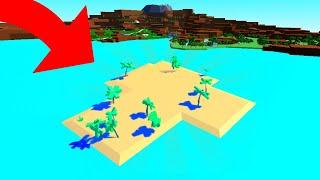 I FLEW to the MOVING Palm Island in Lumber Tycoon 2…