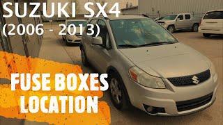 Suzuki SX4 - FUSE BOX LOCATION 2006 - 2013