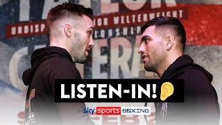 LISTEN-IN Josh Taylor & Jack Catteralls angry exchange during head-to-head 
