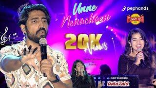 Unne Nenachaen Song Live Performance Full Video️  Stephen Zechariah & Srinisha  Yummy Fest