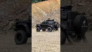 110 Scale Traxxas TRX4 New BRONCO RAPTORBlack With H-Tech parts 4X4 RC Car