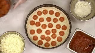 Dough Ball to Make Chicago Style Pizza