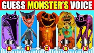 IMPOSSIBLE Guess The POPPY PLAYTIME CHAPTER 3 MONSTERS By their VOICE & EMOJI  The Smiling Critters