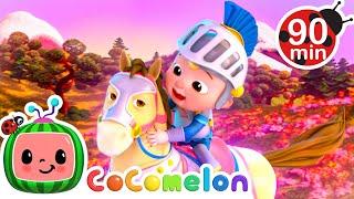 Knight JJ Rides a Horse Fantasy Adventure  CoComelon  Songs and Cartoons  Best Videos for Babies