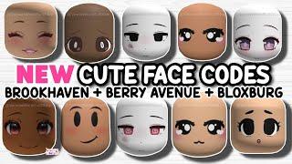 *NEW* CUTE FACE ID CODES FOR BROOKHAVEN RP BERRY AVENUE BLOXBURG 