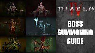 Diablo 4 Boss Summoning Guide