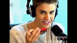 Justin bieber surprise call from Selena Gomez during his interview