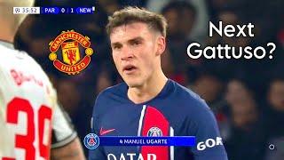 Manuel Ugarte vs Newcastle at Parc des Princes  MAN UNITED TARGET 