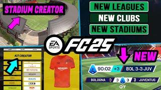 EA FC 25 NEWS  NEW CONFIRMED Licenses Gameplay & Career Mode Features 