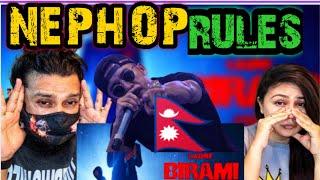 Couple Reaction  LAURE - #BIRAMI @LaureOfficial  2022 #nephop #musicnepal #vten #gbob#birami