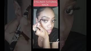 Eyeliner Hack #Shorts #Makeup #Eyeliner #Eyelinerhack #tutorial #glamwithsuzan