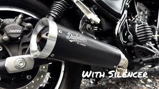 Diabolus V2 Slip-On for Honda Rebel 300500 with  without Silencer