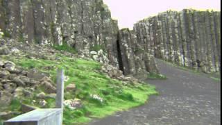 Amazing footage captured by visitor at Giants Causeway