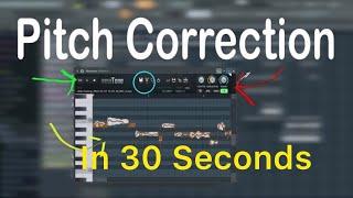 How to Use Pitch Correction in seconds Fl Studio