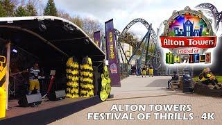 Alton towers- Festival of Thrills 2022 - 4k