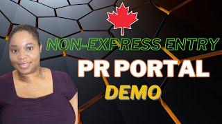 Non-Express Entry PR Portal Demo for Provincial Nominee Applicants A Step-by-Step Application Guide