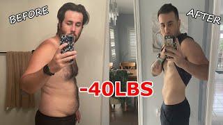 I Lost 40 Pounds In 5 Months body transformation