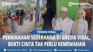 VIRAL Pernikahan Sederhana Tanpa Pelaminan Pengantin Duduk di Kursi Plastik Banjir Pujian Netizen