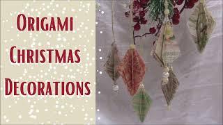 Origami Christmas Decorations #1