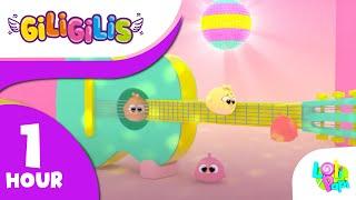 Giligilis ⭐️ 1 HOUR for Kids  Cartoons & Baby Songs  Toddler for Kids to Learn Music