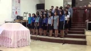 Paduan Suara Kaum Muda @ gereja johor  Standing On The Pro