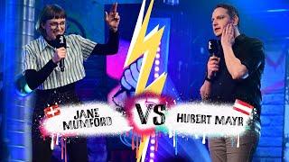  Schweiz vs. Österreich  Comedy Battle Jane Mumford und Hubert Mayr roasten sich 