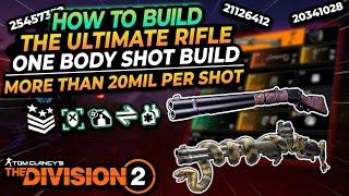 The Division 2  The Ultimate ONE SHOT RIFLE BUILD that you must try