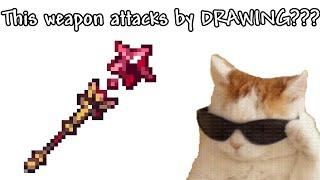 This weapon attacks by DRAWING??? Art Attack from Calamity Mod