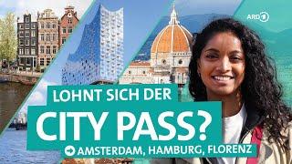 Kurztrip nach Amsterdam Hamburg und Florenz mit City Pass  ARD Reisen