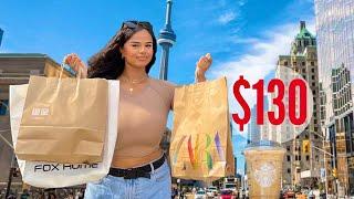 What I Spend in a Day Living in Toronto as a 26 Year Old Influencer