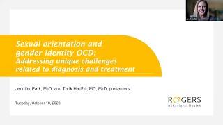 Sexual orientation and gender identity OCD Addressing unique diagnosis and treatment challenges