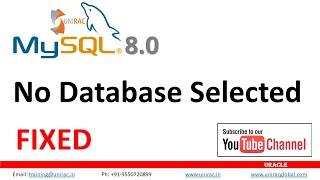 ERROR 1046 No Database Selected Problem   ERROR 1046 3D000 No database selected  1046