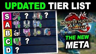 UPDATED Weapon Tier List - Monster Hunter Rise Sunbreak Best Weapons To Use