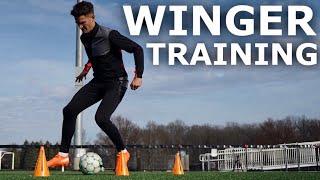 Individual Technical Training Drills For Wingers  Match Specific Winger Training Session