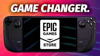 GAME CHANGER Epic Games Store on Your Steam Deck