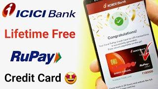 ICICI Rupay Credit Card Lifetime Free Apply  ICICI Coral Rupay Credit Card Apply  ICICI Rupay Card