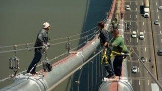 GW Bridge Painter Dangerous Jobs