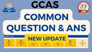GCAS Admission Offer Letter  First Round  GCAS Portal 2024  Bknmu Junagadh #gcas