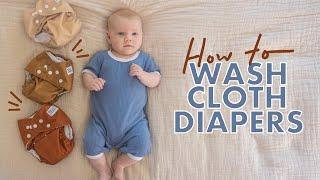 How to Wash Cloth Diapers