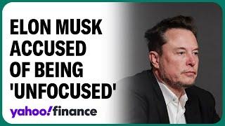Tesla shareholder says Musk is ‘unfocused’ as CEO